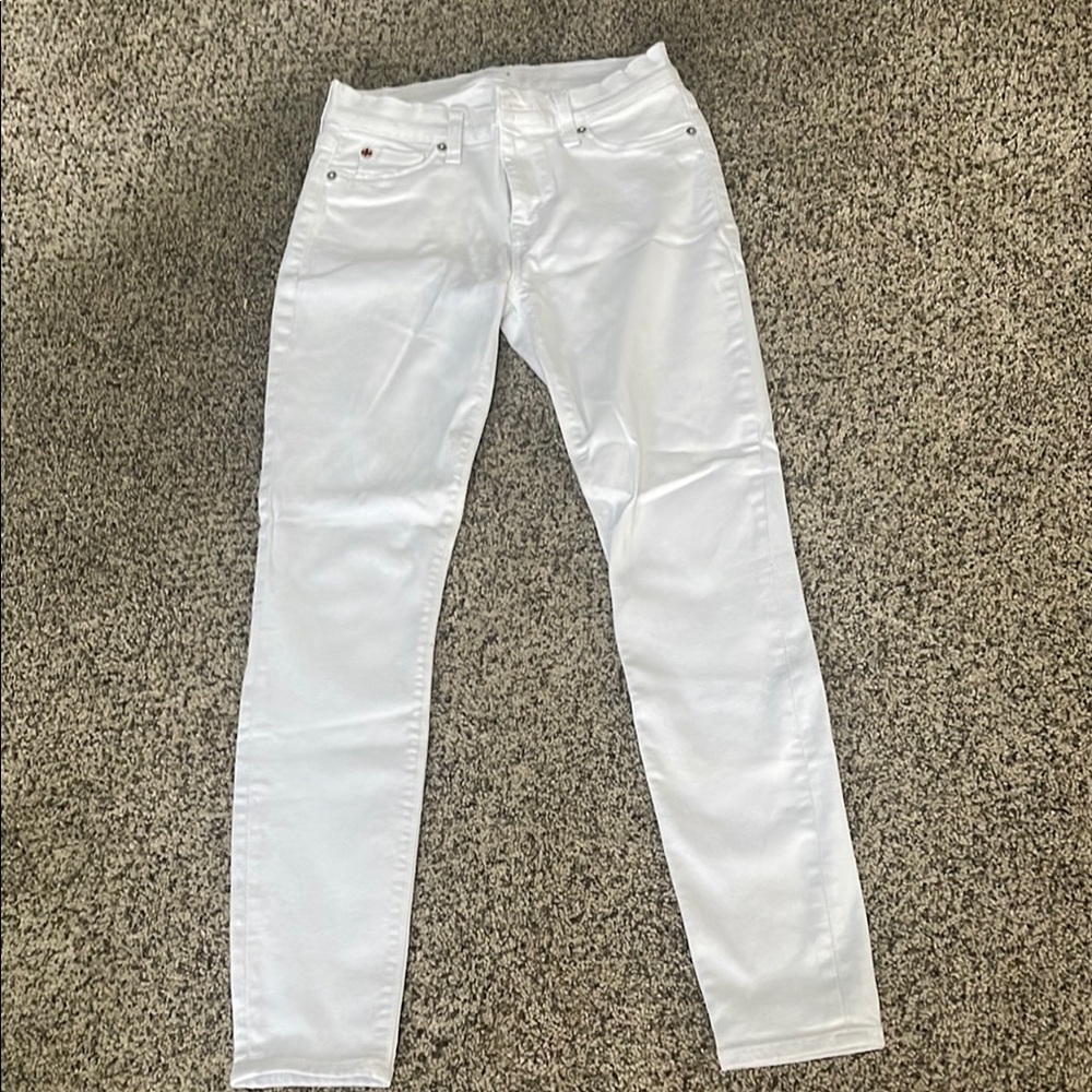 Hudson Jeans White Skinny Jeans Classic Style